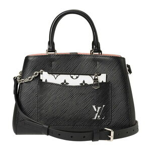 Louis Vuitton Monogram Marelle Tote Handbag Black